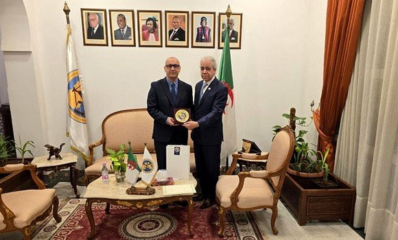 Le président par intérim de l'ANIE rencontre le SG de la CJCA