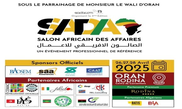 Oran : la 3e édition du Salon Africain des Affaires du 26 au 28 avril