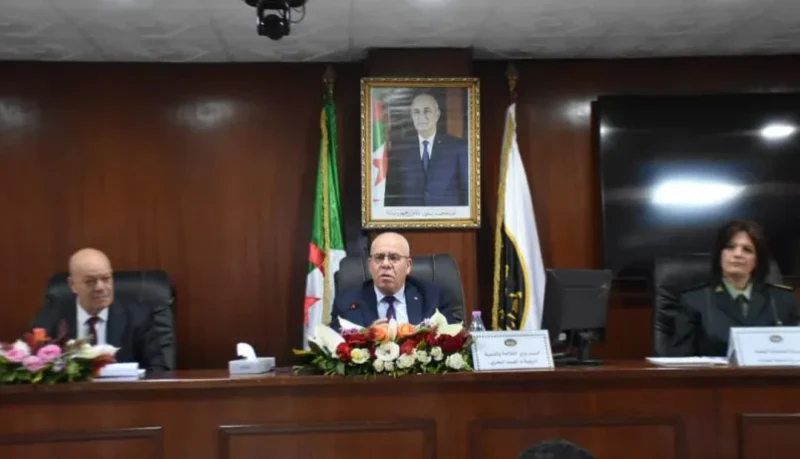 اجتماع تقييمي لمختلف العمليات الخاصة بمشروع إعادة تأهيل السد الأخضر