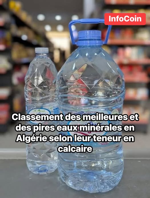 🔴ترتيب أفضل المياه المعدنية وأسوأها من خلال نسبة 