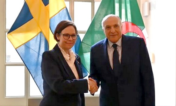 Entretien en tête-à-tête entre Attaf et son homologue suédoise à Stockholm