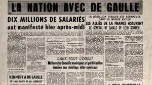 Le Putsch d'Alger de 1961 et les Manifestations en France