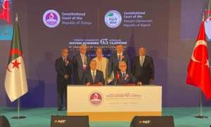 Signature d'un mémorandum d'entente entre la cour constitutionnelle algérienne et son homologue turque à Istanbul