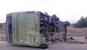 Algérie (Azazga/Tizi Ouzou) -  Un mini bus se renverse, 10 blessés