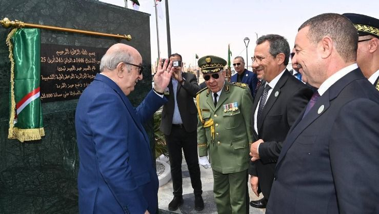 رئيس الجمهورية يشرف على وضع حيز الخدمة محطة ضخ المياه 