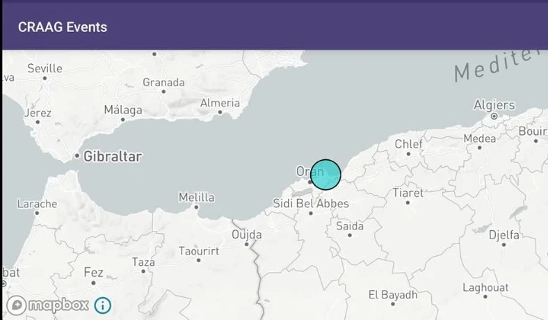 وهران: هزة أرضية بشدة 3.2 درجات على سلم ريشتر بآرزيو
