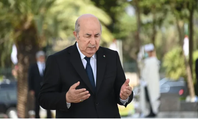 الرئيس تبون يعزي عائلة ضحايا انزلاق التربة بوهران