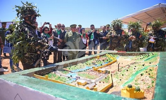 Oran : visite guidée des médias au Centre d'instruction des troupes d'infanterie à Arzew