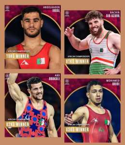 L’Algérie règne en maître au Championnat d’Afrique de lutte 2025