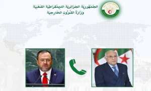 Attaf reçoit un appel téléphonique de son homologue vénézuélien   