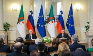 Le président de la République se félicite des relations privilégiées entre l'Algérie et la Slovénie