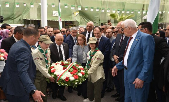 Le ministre des Moudjahidine se recueille à la mémoire de Saâl Bouzid premier martyr des massacres du 8 mai 1945 à Sétif