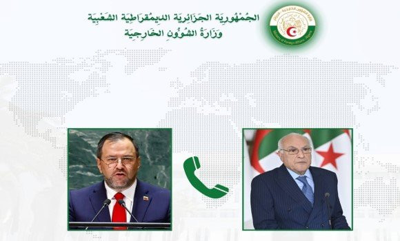 Attaf reçoit un appel téléphonique de son homologue vénézuélien   