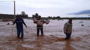 إنقاذ 15 شخصا حاصرتهم مياه واد الطويل بتيارت