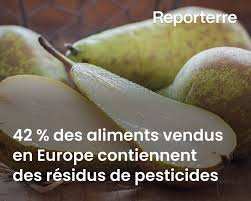 Planète - 42 % des aliments vendus en Europe contiennent des résidus de pesticides
