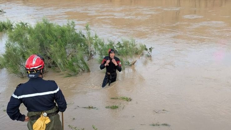 انتشال جثة غريق بالمدية