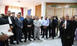 وزير العدل يؤكد من بشار على أهمية تحسين نوعية الخدمات المقدمة للمواطنين