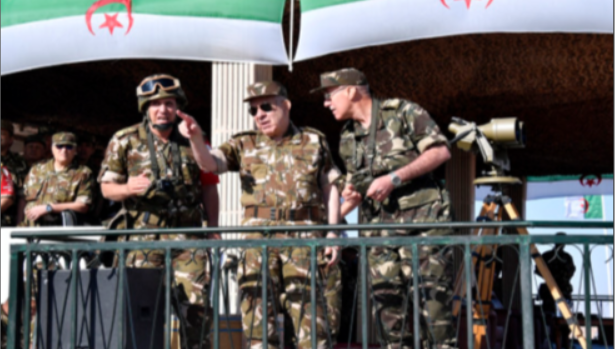 Le Général d'Armée Chanegriha supervise un exercice tactique avec munitions réelles