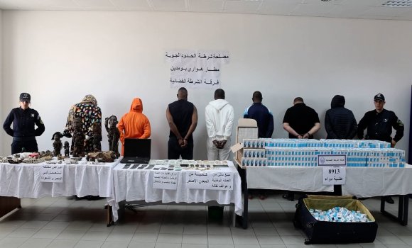 الجزائر العاصمة: تفكيك شبكة إجرامية دولية منظمة واسترجاع 8913 علبة دواء معدة للتهريب