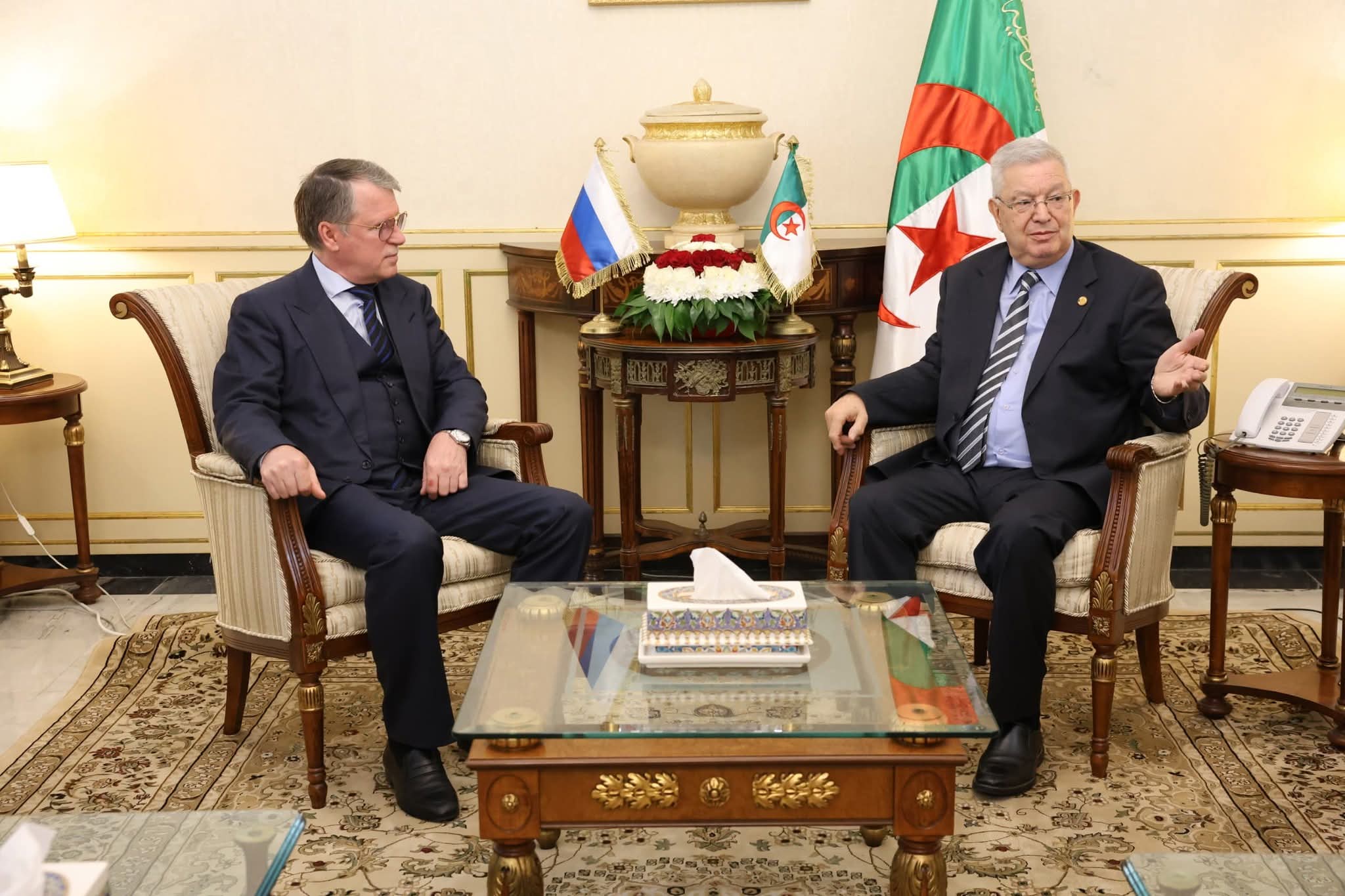 ناصري يشيد بديناميكية التنسيق بين الجزائر وروسيا