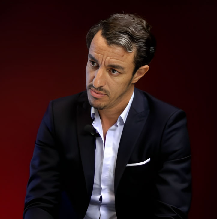 Portrait de Karim Achoui dressé par l'intelligence artificielle