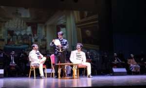 عرض مسرحية   فلسطين المغدورة  بالجزائر العاصمة