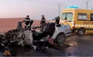 غليزان: مصرع شخصين وإصابة خمسة آخرين في حادث مرور  بيلل