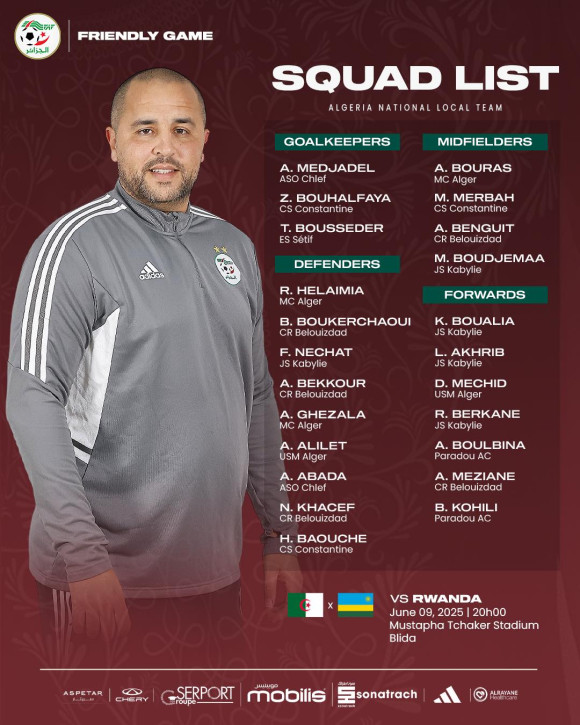 Equipe nationale A' (préparation) : 23 joueurs convoqués pour le test amical face au Rwanda