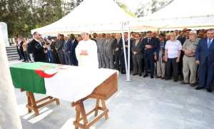 Le moudjahid Mostefa Boudina inhumé au cimetière d'El Alia