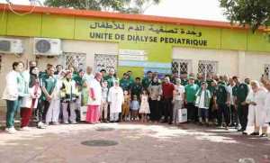 Aïd El-Adha : les joueurs de l'équipe nationale au chevet des enfants malades