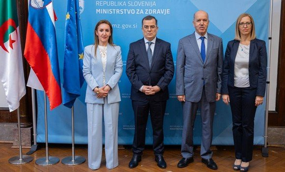 Saihi et Bentaleb s'entretiennent à Ljubljana avec la ministre slovène de la Santé