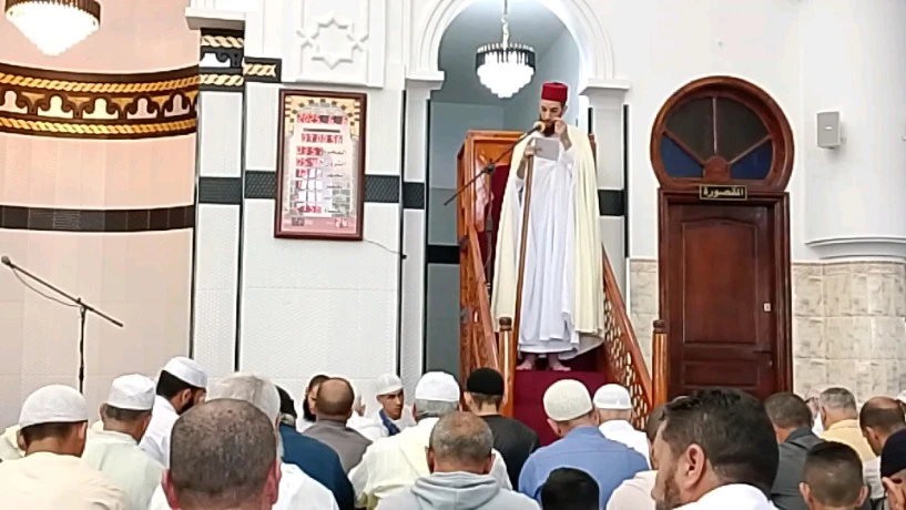 مستغانم: صلاة عيد الاضحى بمسجد حمزة بن عبد المطلب بمزغران