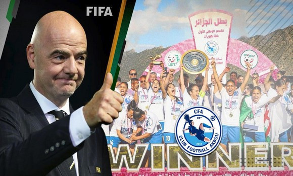 Foot: le président de la FIFA félicite le CF Akbou pour son titre de champion d'Algérie dames