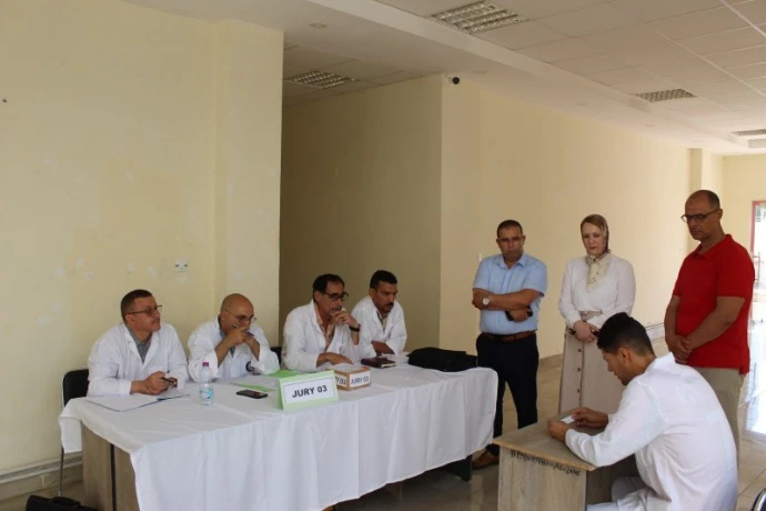 معهد تكوين شبه الطبي بغليزان: إجراء امتحان تطبيقي لمساعدي التمريض