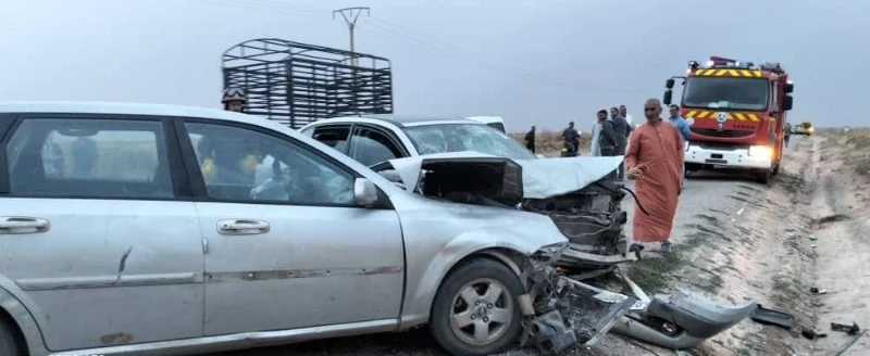 سعيدة: وفاة شخص و إصابة 03 اخرين في حادث مرور  بمولاي العربي