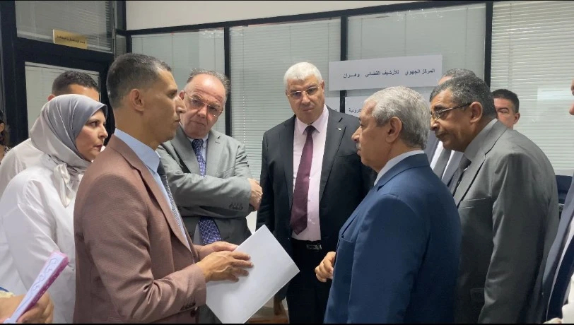 محمد بونعامة خلال اشرافة على انطلاق الدورة التكوينية  ...وهران نمودج رائد في تسيير الارشيف