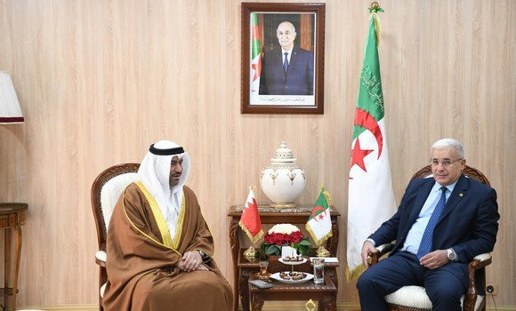 Boughali reçoit l'ambassadeur du Royaume de Bahreïn en Algérie