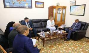 L'ambassadeur sahraoui reçoit la présidente de l'ONSC