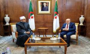Belmehdi reçoit le mufti de la République arabe d'Egypte