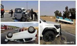 Accidents de la route: 36 décès et 1892 blessés en une semaine