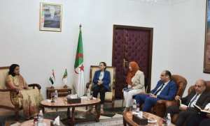Krikou reçoit l'ambassadrice de la République de l'Inde en Algérie