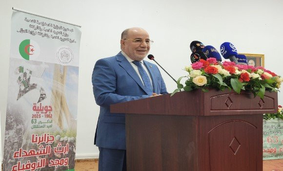 Belmehdi préside une cérémonie à l'occasion du 63e anniversaire de la  Fête de l'indépendance et de la jeunesse