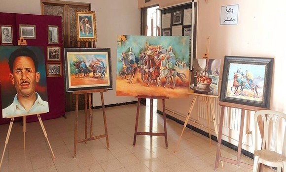 اللقاء الوطني للفنون التشكيلية بمعسكر : لوحات زيتية تسلط الضوء على شخصيات تاريخية
