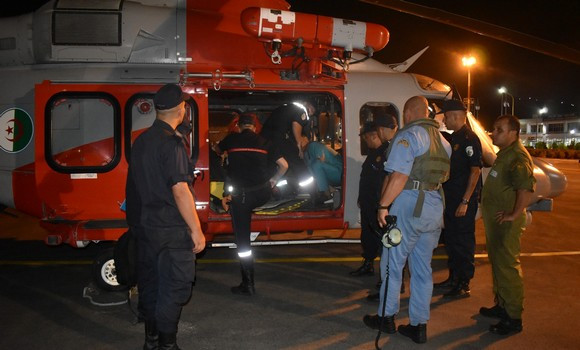Evacuation sanitaire d'urgence à Bejaia d'un marin victime d'un accident à bord d'un navire portugais
