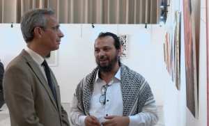 افتتاح المعرض الفني الجماعي  من تحت الركام غزة بالألوان  بالجزائر العاصمة   