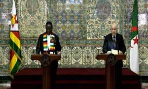 Président de la République: convergence totale des positions entre l'Algérie et le Zimbabwe sur les questions régionales et internationales