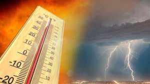 أمطار رعدية وموجة حر قياسية عبر 12 ولاية