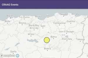 هزة أرضية بشدة 3 درجات بولاية باتنة
