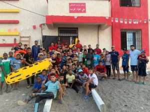 من أجل قضاء عطلة آمنة وممتعة  .. الحماية المدنية  تلتقي بأطفال مخيم  بني حواء