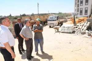والي غليزان  يقف على مدى تقدم أشغال سكنات  ألبيا  ببلدية بن داود